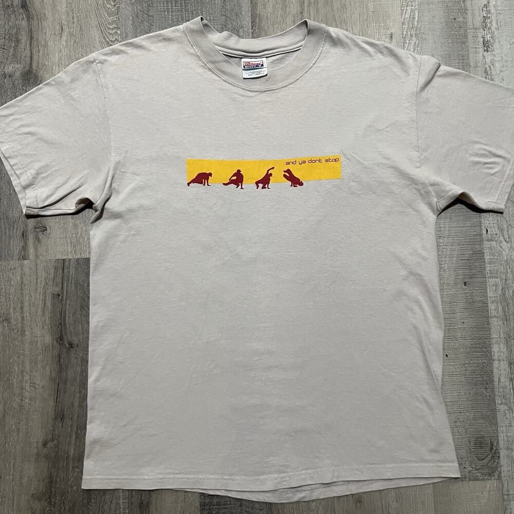 VTG Warren G And Ya Don't Stop Grey Hip Hop Breakdancing Razorfish B Boy Shirt